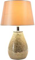 Thumbnail for your product : House of Fraser House of Fraser Celise mosaic silver table lamp