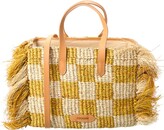 Thumbnail for your product : Poolside The Tropical Fringe Straw Tote