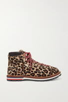 Thumbnail for your product : Moncler Blanche Shearling-lined Calf Hair Ankle Boots