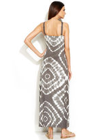 Thumbnail for your product : INC International Concepts Petite Beaded Tie-Dye Maxi Dress