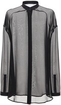 Thumbnail for your product : Haider Ackermann Silk Sheer Muslin Oversized Shirt