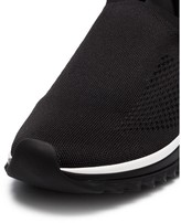 Thumbnail for your product : Dolce & Gabbana black Sorrento stretch slip-on sneakers