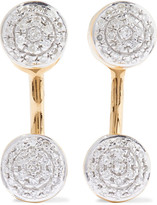 Thumbnail for your product : Monica Vinader 18-karat Gold Vermeil Diamond Earrings