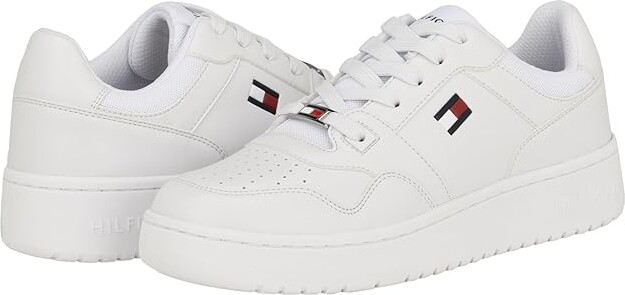 Tommy Hilfiger Twigye Women's Shoes White : 7.5 M, Leather
