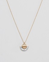 Thumbnail for your product : NY:LON Marble Effect Ball Necklace