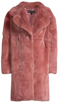 Adrienne Landau Rex Rabbit Fur Coat