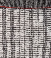 Thumbnail for your product : Victoria Beckham Striped wool and cotton skirt