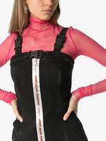 Thumbnail for your product : Heron Preston Bustier stretch denim mini dress