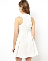 Thumbnail for your product : Mademoiselle Tara Cotton Pique Dress with Collar