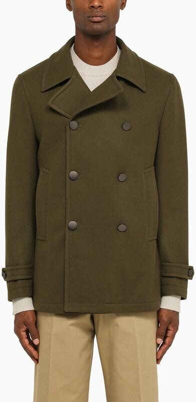 Mens Military Double Breasted Coat