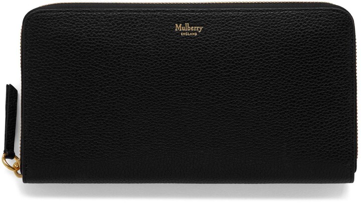 Mulberry Black Small Zip Around Purse (RRP £210) | Purses, Mulberry, Gold  hardware