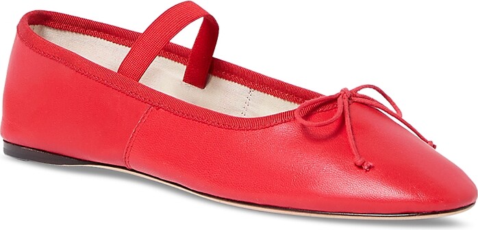 Loeffler Randall Women's Leonie Slip On Ankle Strap Flats