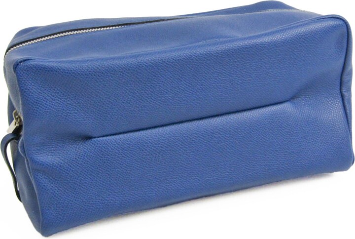 Valextra Leather Clutch Bag Pouch (Pre-Owned)