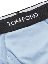 Thumbnail for your product : Tom Ford Stretch-Cotton Jersey Briefs - Men - Blue - XL