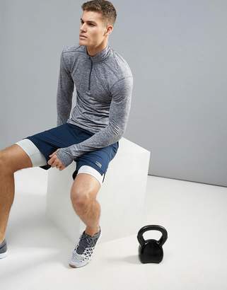 Jack and Jones Tech Running Shorts With Base Layer