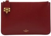 Thumbnail for your product : Valentino Garavani Rockstud leather clutch bag