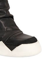 Thumbnail for your product : Cinzia Araia 40mm Zipped Calfskin High Top Sneakers