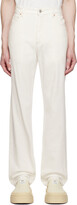 Thumbnail for your product : MM6 MAISON MARGIELA White Hook-Eye Jeans