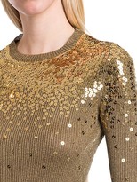 Thumbnail for your product : Valentino Degrade Sequin Ribbed Sweater