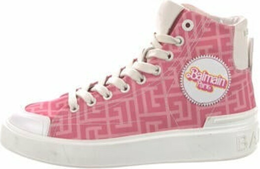 Balmain Barbie B Court Sneakers - ShopStyle