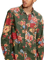 Thumbnail for your product : Denim & Supply Ralph Lauren Floral-Print Corduroy Shirt
