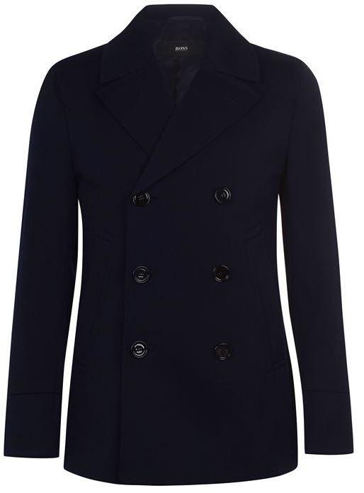 hugo boss peacoat