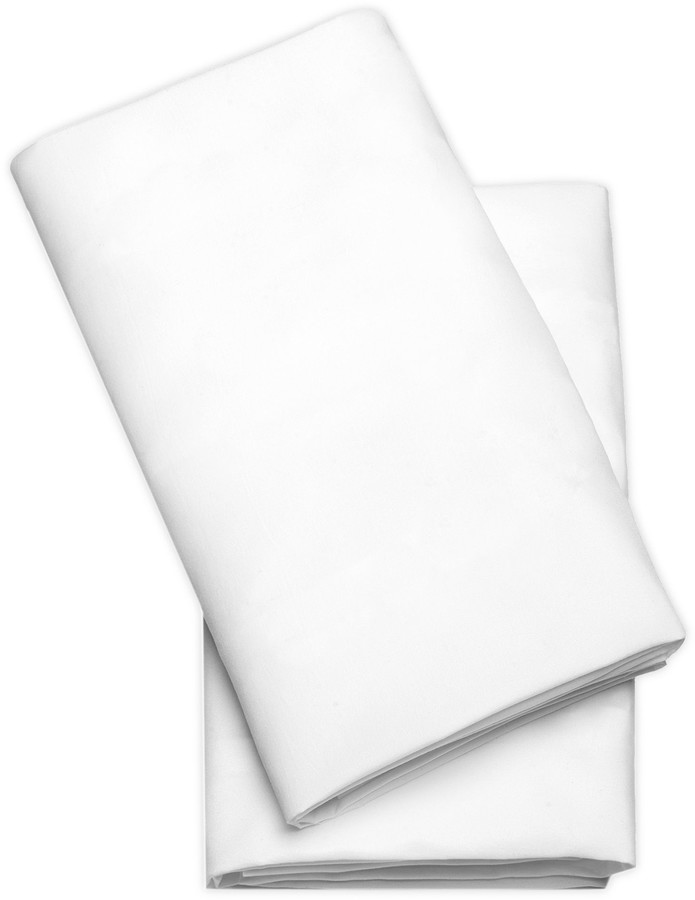 Chicco LullaGo& Bassinet 2-Pack Polyester Fitted Sheets