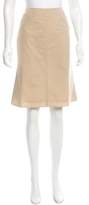 Thumbnail for your product : Akris Punto Pleat-Accented Knee-Length Skirt