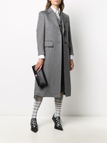 Thumbnail for your product : Thom Browne Wide Lapel Cashmere Overcoat