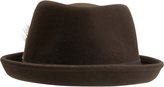 Thumbnail for your product : Lovely Bird Rivington Fedora With Feather Plume