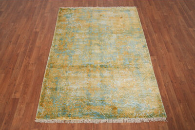 Dakota Fields Rustic Glamour Abstract Rug 4x6 in Muted Tones to Enhance Any Room