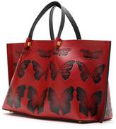 Thumbnail for your product : Valentino Garavani VLOGO butterfly shopper tote