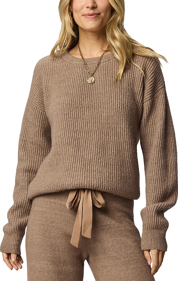 Splendid Stassi Satin Tie Sweater