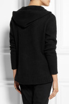 Thumbnail for your product : The Elder Statesman Plated cashmere hooded top