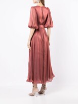 Thumbnail for your product : Costarellos Gathered Slit-Detail Maxi Dress