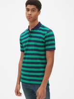 Thumbnail for your product : Gap Short Sleeve Stripe Pique Polo Shirt in Stretch