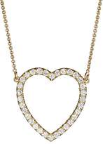Thumbnail for your product : Jennifer Meyer Women's Diamond Large Open Heart Necklace