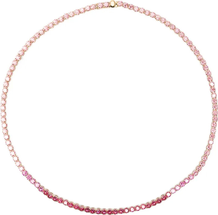 Swarovski Matrix tennis round-cut necklace