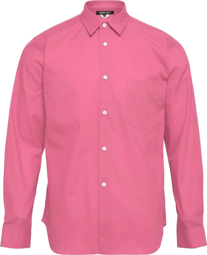 Comme des Garçons Homme Deux Long-Sleeved Patch-Pocket Shirt