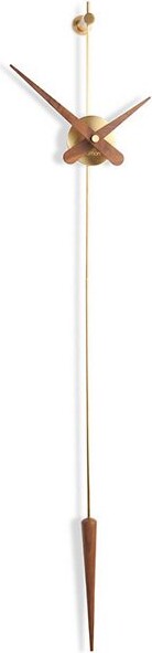 Nomon Punto Y Coma Premium Clock in Brass