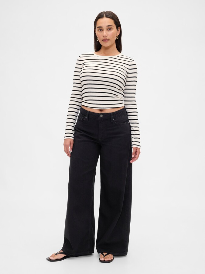 Gap Curvy Mid Rise UltraSoft Baggy Jeans