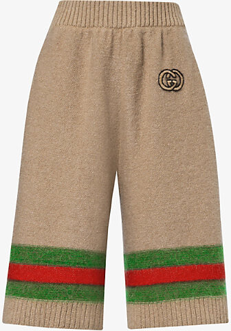 Gucci Men's GG Cotton-Blend Ski Pants - Natural - Casual Pants