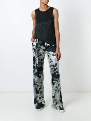 Calvin Klein floral print tailored trousers