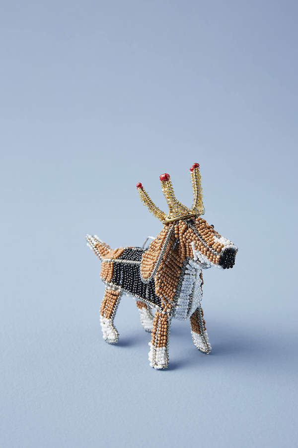 Anthropologie Regal Beagle Ornament