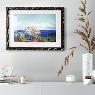 Wildon Home At Cap D'Antibes, Mistral Wind, 1888 Framed On Paper Print