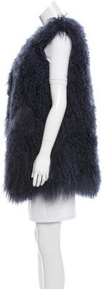 Diane von Furstenberg Mongolian Fur Vest