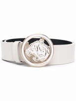 Thumbnail for your product : Just Cavalli Logo-Plaque Leather Belt