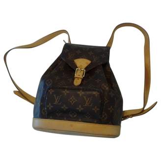 Louis Vuitton Montsouris Cloth Backpack