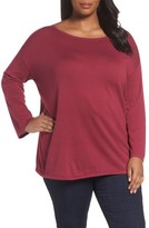 Thumbnail for your product : Sejour Plus Size Women's Drop Shoulder Sweatshirt