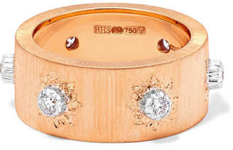 Buccellati Macri 18-karat Pink And White Gold Diamond Ring - Rose gold